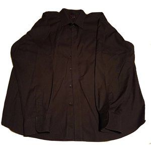 UNTUCKit Men's Black Button Up Down Size XXL Long Sleeve Shirt 100% Cotton A
